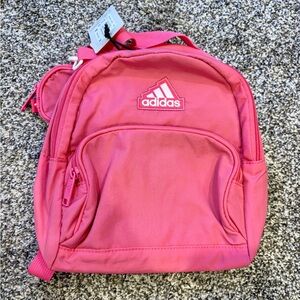 Adidas Bright Pink Backpack Purse NWT